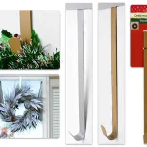 12″ METALLIC MATTE WREATH HANGER