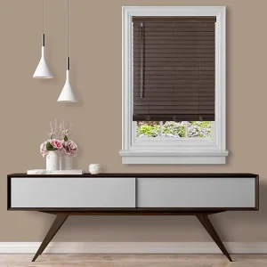 2″ CORDLESS GII FAUX WOOD PLANTATION BLIND 30X64″